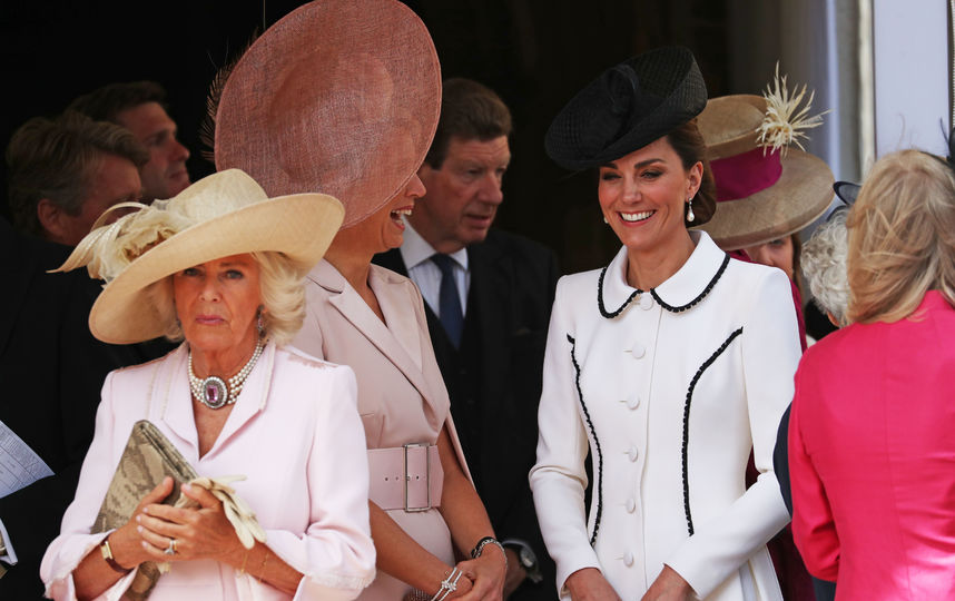 Супруга принца Чарльза Камилла, королева Максима и Кейт Миддлтон. Фото Getty