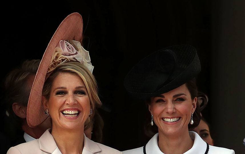 Королева Максима и Кейт Миддлтон. Фото Getty