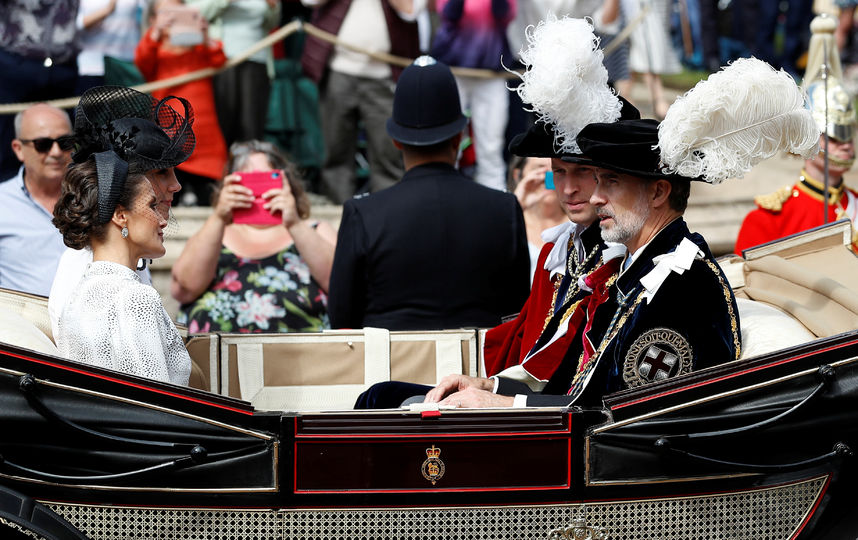 Церемония Ордена Подвязки прошла в Лондоне 17 июня. Фото Getty