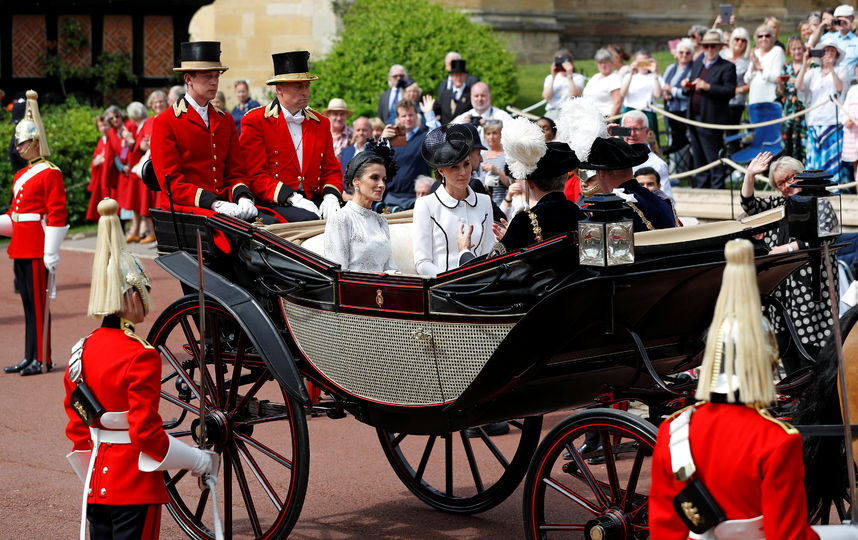 Церемония Ордена Подвязки прошла в Лондоне 17 июня. Фото Getty