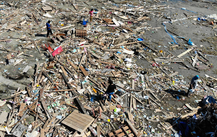 Последствия землетрясения и цунами в Индонезии. Фото AFP