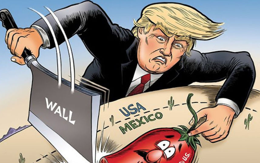 Известный политический карикатурист встретится с Трампом