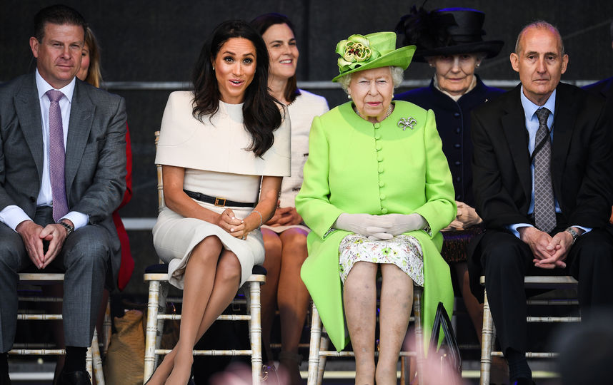 Меган Маркл и королева Елизавета II. Фото Getty