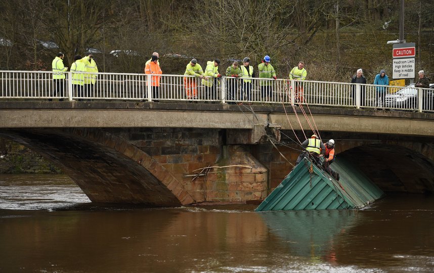Ураган "Кьяра" обрушился на Европу. Фото AFP