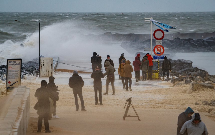 Ураган "Кьяра" обрушился на Европу. Бельгия. Фото AFP