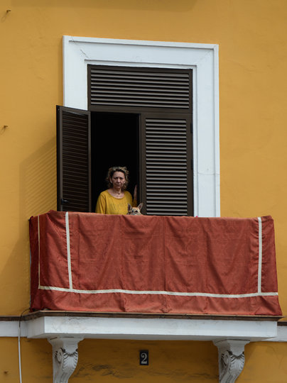 Выгуливают питомцев. Испания. Фото AFP