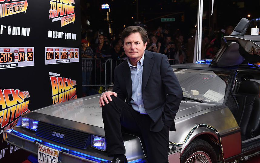 Актёры фильма "Назад в будущее" в 2015 году. Фото Getty