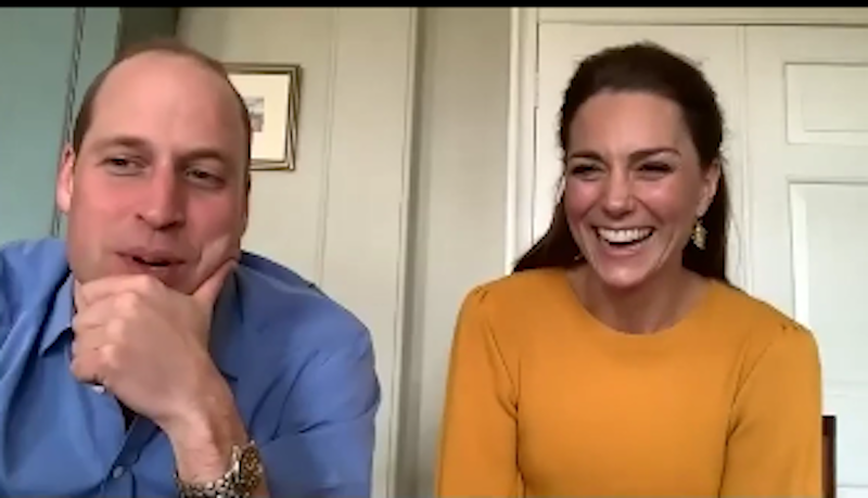 Кейт Миддлтон и принц Уильям удивили школьников видеозвонком