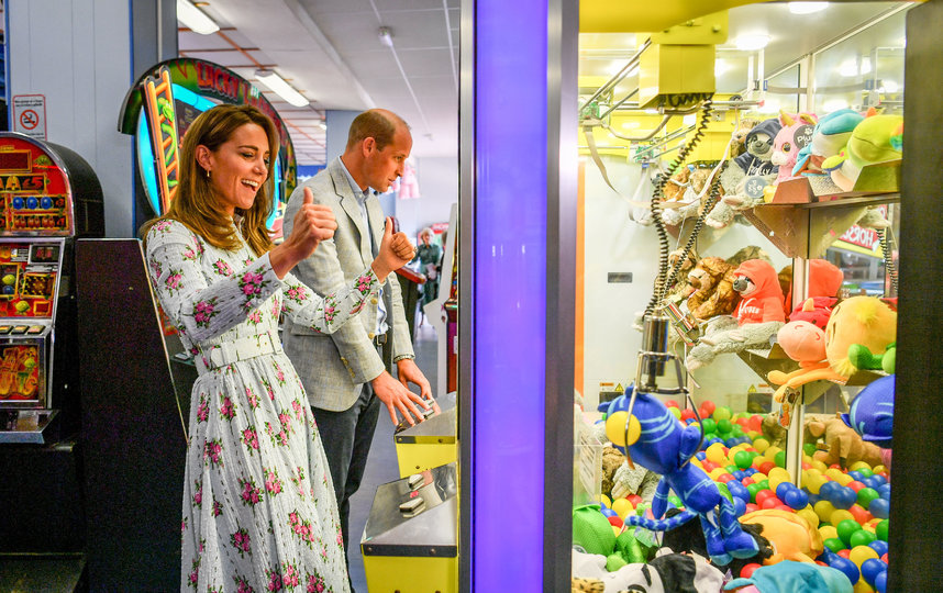 Кейт Миддлтон и принц Уильям в Южном Уэльсе. Фото Getty