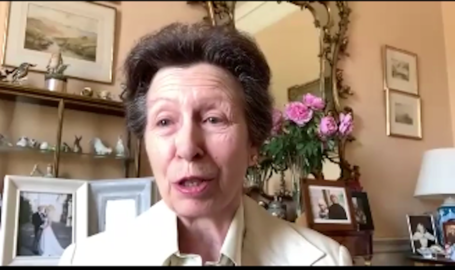 Принцесса Анна. Фото скриншот @kensingtonroyal