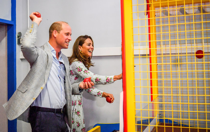 Кейт Миддлтон и принц Уильям в Южном Уэльсе. Фото Getty