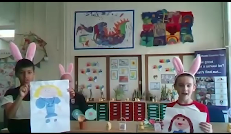 Кейт Миддлтон и принц Уильям удивили школьников видеозвонком. Фото скриншот: instagram.com/kensingtonroyal/