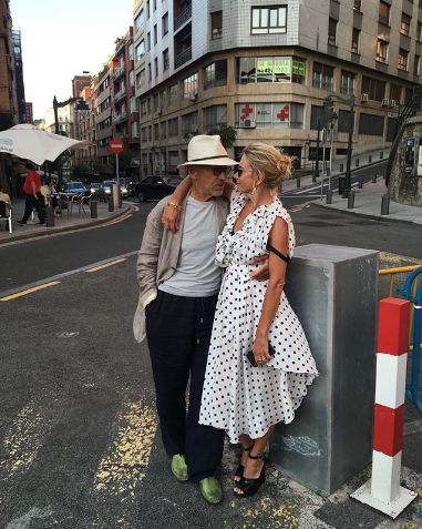 Юлия Высоцкая и Андрей Кончаловский. Фото www.instagram.com/juliavysotskayaofficial