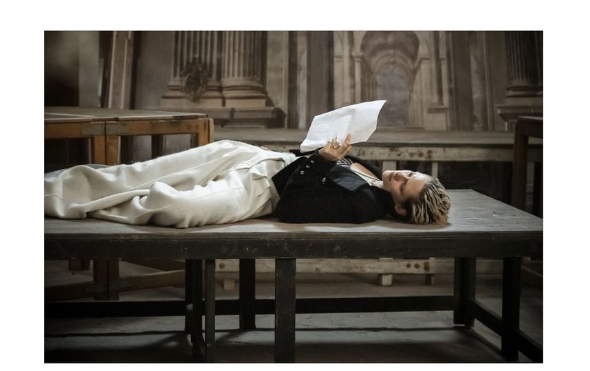 Кристин Стюарт. Бэкстейдж фото. Фото Алессандро Скотти, фотографии со съемок Календаря Pirelli 2020 Паоло Роверси