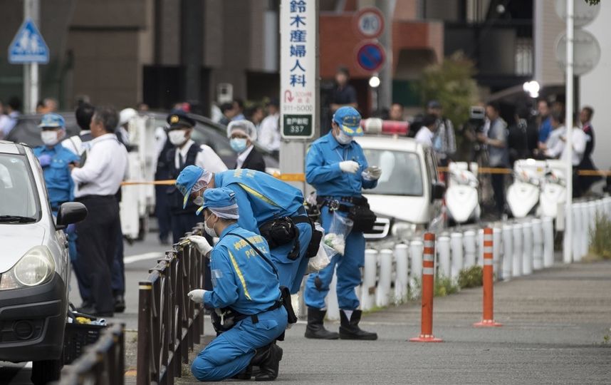 Фотографии с места резни в Кавасаки. Фото AFP