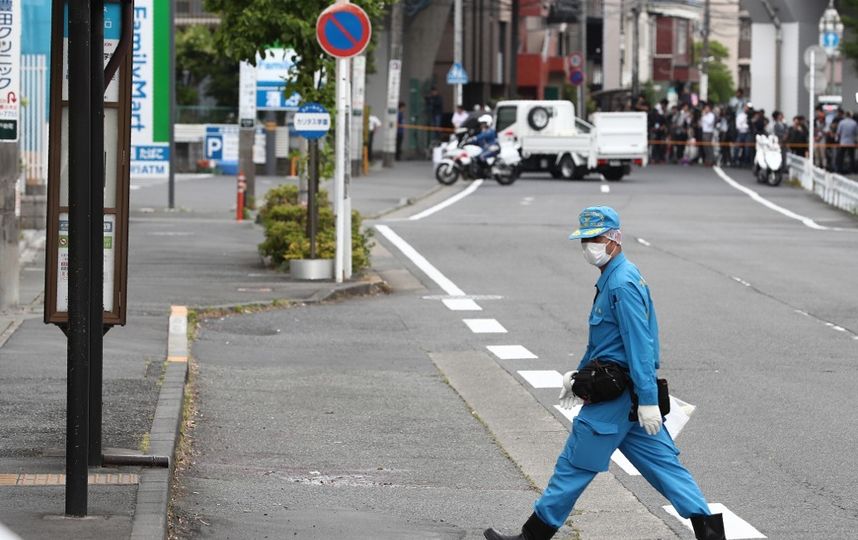 Фотографии с места резни в Кавасаки. Фото AFP