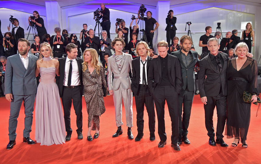 На Венецианском кинофестивале состоялась премьера фильма "Король". Фото Getty