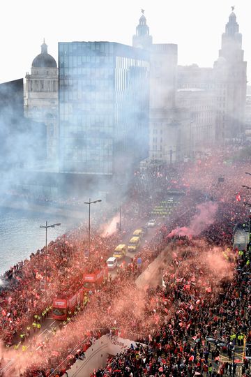 На улицы города вышли 750 тысяч человек. Фото AFP