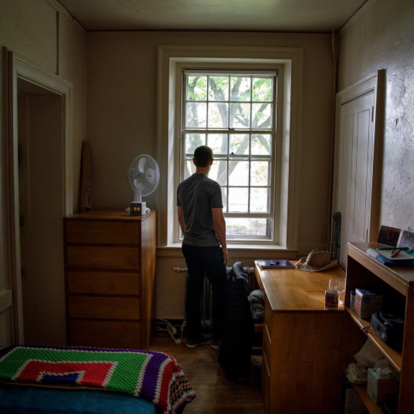 Марк вернулся в свою комнату в общежитии. Фото Скриншот instagram.com/zuck/?hl=ru.