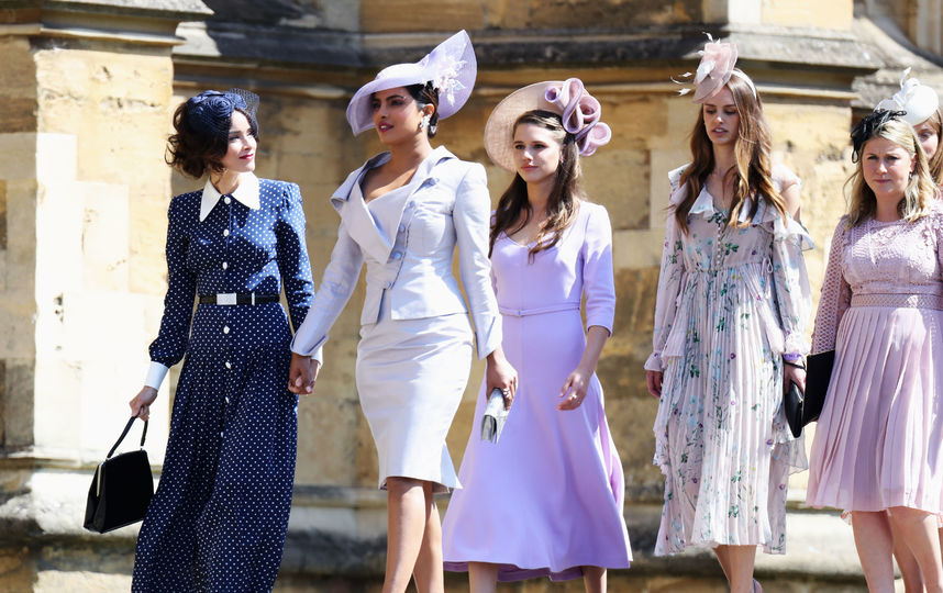 Приянка Чопра на свадьбе принца Гарри и Меган Маркл. Фото Getty