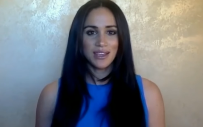 Меган Маркл приняла участие в онлайн-саммите Girl Up! Фото The Royal Family Channel, Скриншот Youtube