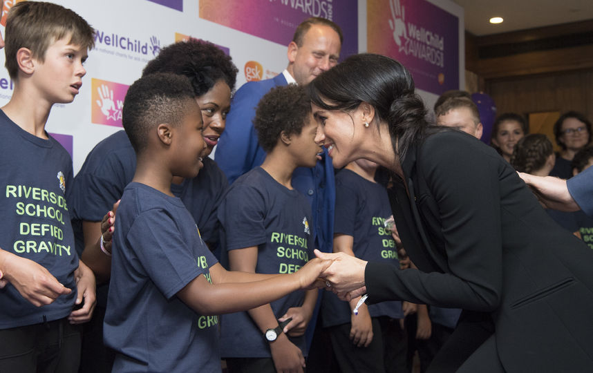 Меган и Гарри на WellChild Awards. Фото Getty