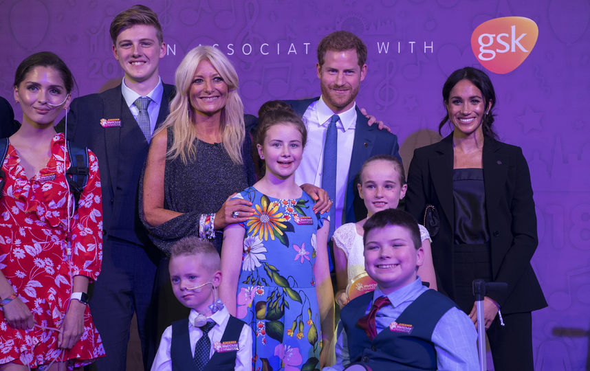 Меган и Гарри на WellChild Awards. Фото Getty