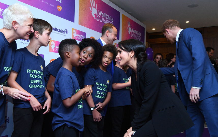 Меган и Гарри на WellChild Awards. Фото Getty