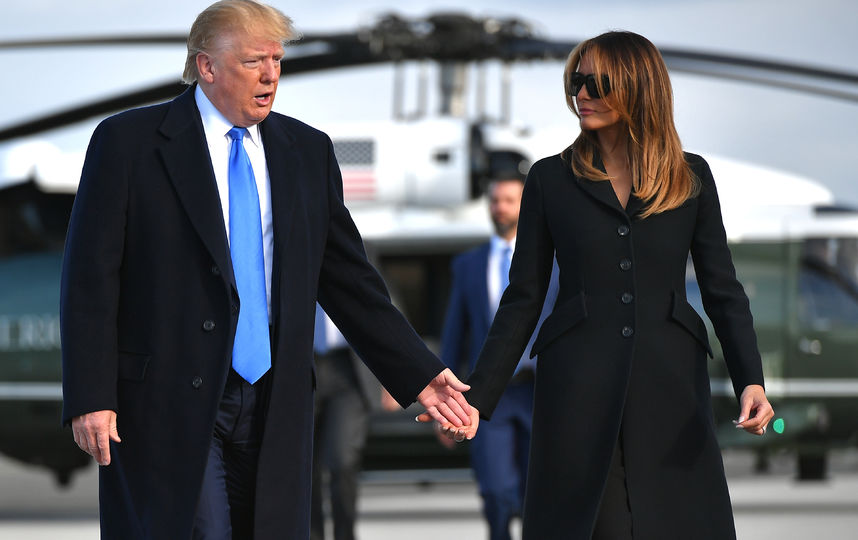 Мелания и Дональд Трамп. Фото AFP