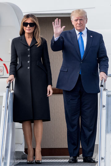 Мелания и Дональд Трамп. Фото AFP