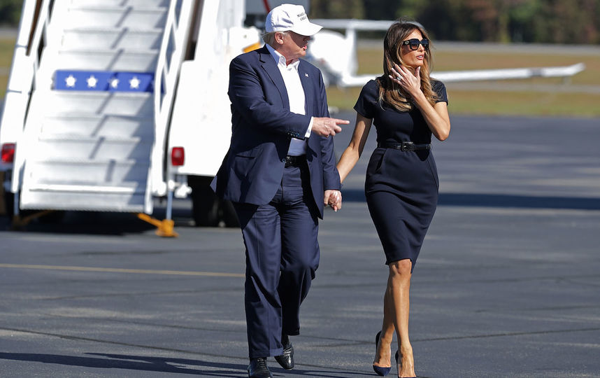 Мелания Трамп с мужем Дональдом. Фото Getty