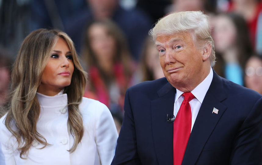 Мелания и Дональд Трамп. Фото Getty