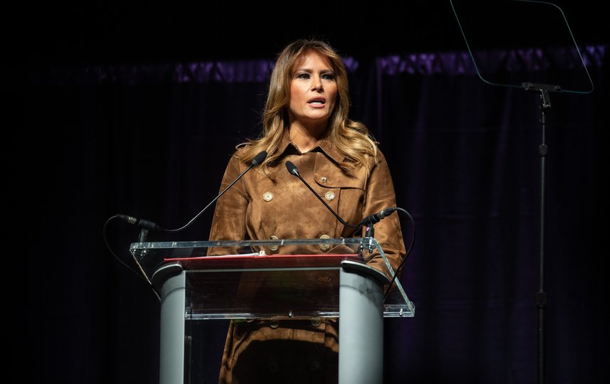 Мелания Трамп на саммите в Балтиморе. Фото AFP