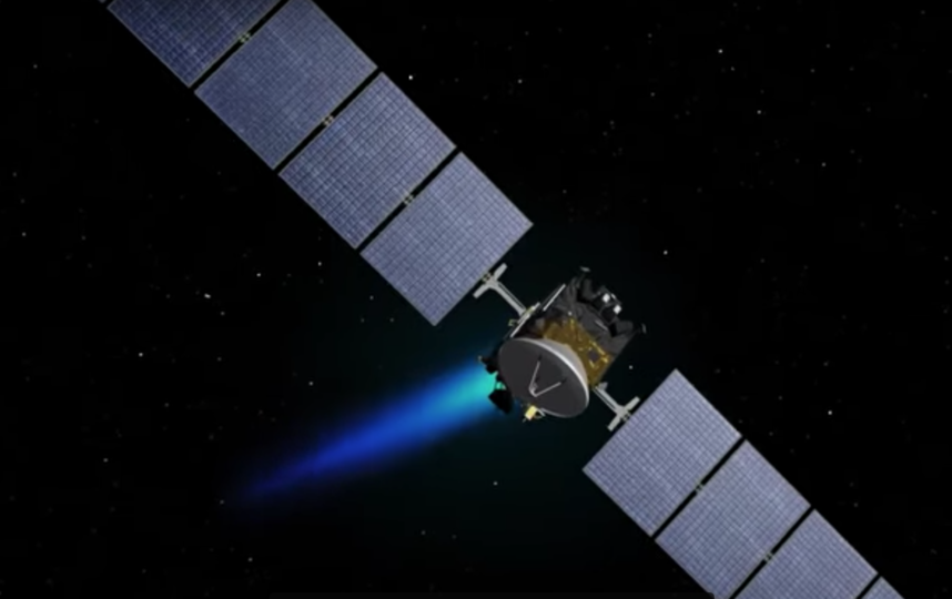 Автоматическая межпланетная станция Dawn. Фото Скриншот NASA Jet Propulsion Laboratory, Скриншот Youtube