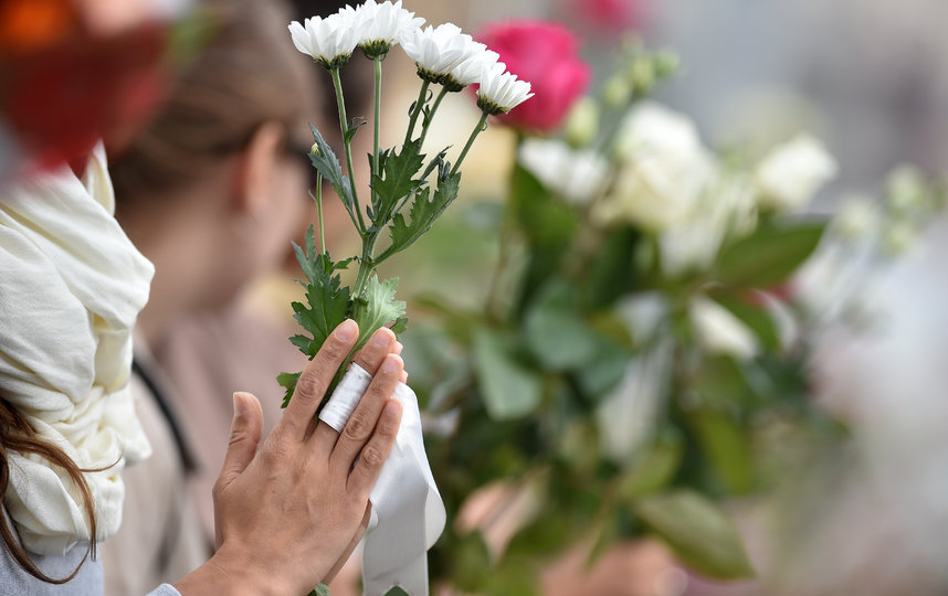 Фото с акции протеста в Белоруссии. Фото AFP
