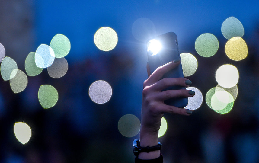 Фото с акции протеста в Белоруссии. Фото AFP