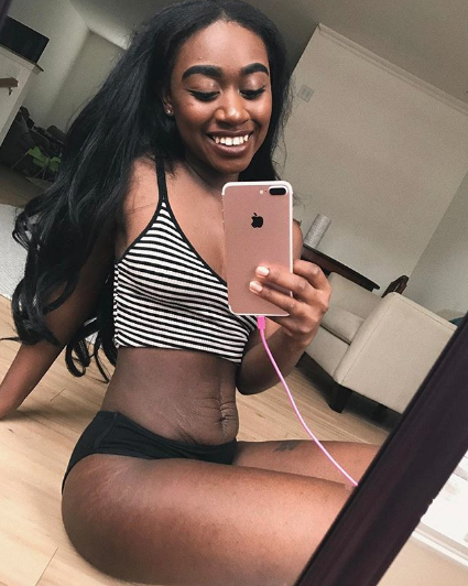 Талмеша Джонс и её тигровые полоски. Фото www.instagram.com/talmeshak