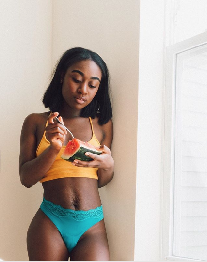 Талмеша Джонс и её тигровые полоски. Фото www.instagram.com/talmeshak