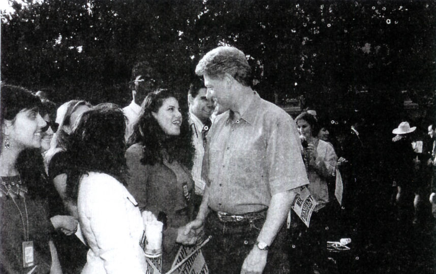 Моника Левински И Билл Клинтон. Фото Getty