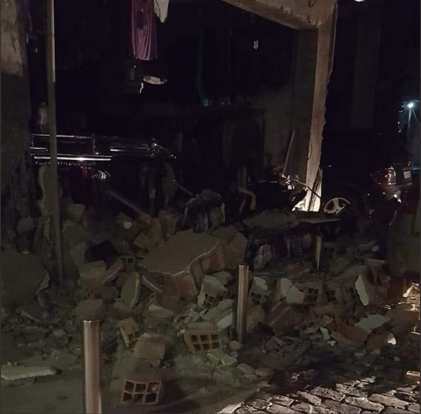 Последствия землетрясения. Фото скриншот https://twitter.com/1inva