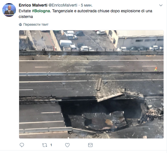 Скриншот twitter.com/EnricoMalverti.