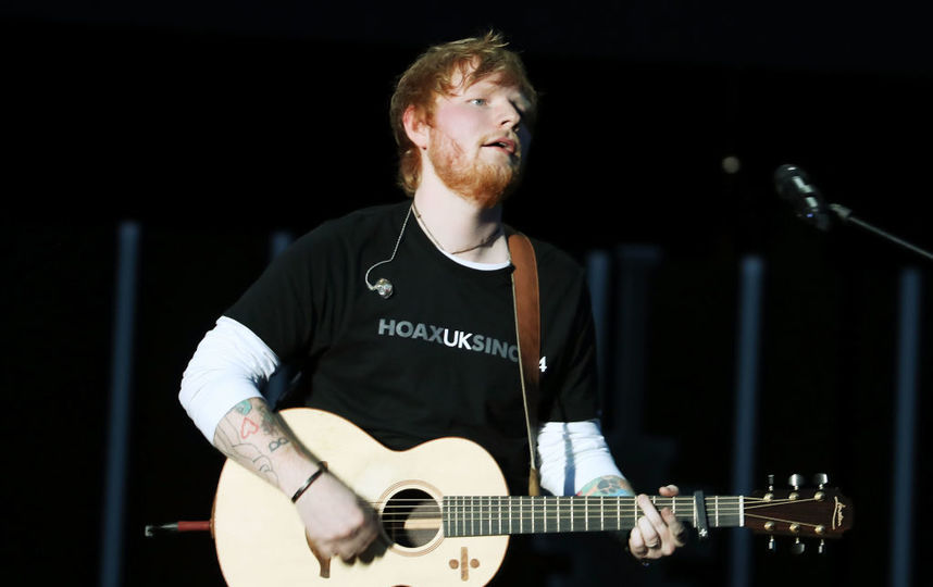 Британский поп-исполнитель Эд Ширан. Фото Getty