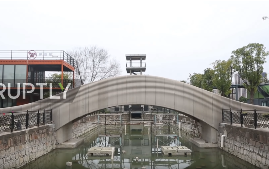 На 3D-принтере распечатали бетонный мост