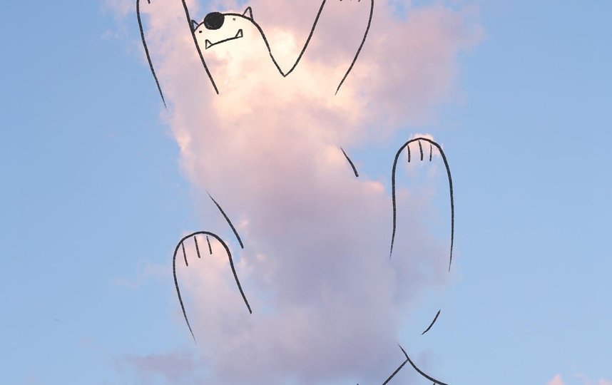 Облака, которые оживил Джадж. Фото https://www.instagram.com/p/CAgZjguHmGa/ и https://twitter.com/chrisjudge