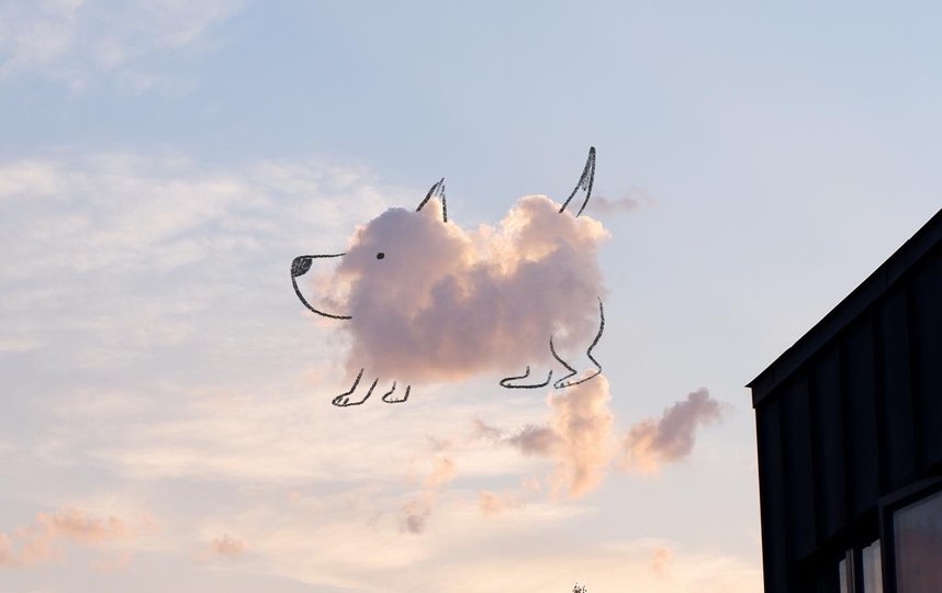 Облака, которые оживил Джадж. Фото https://www.instagram.com/p/CAgZjguHmGa/ и https://twitter.com/chrisjudge