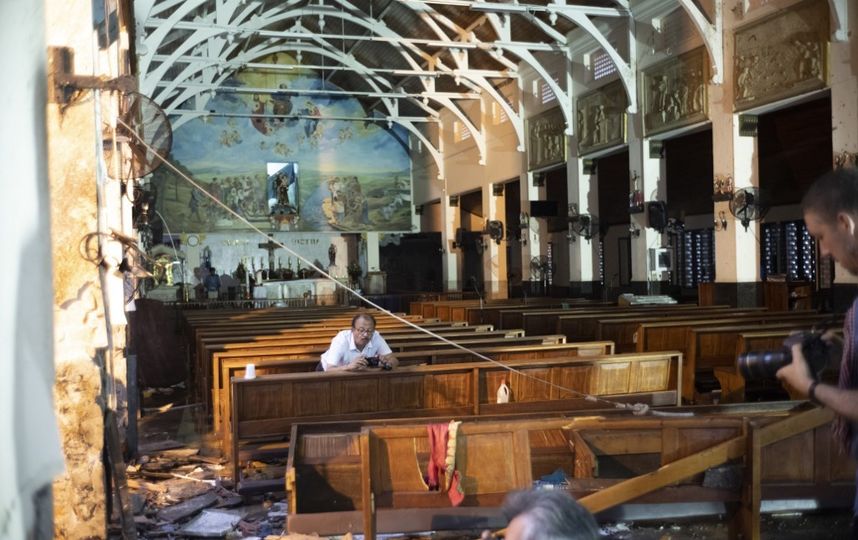 Последствия терактов на Шри-Ланке. Фото AFP