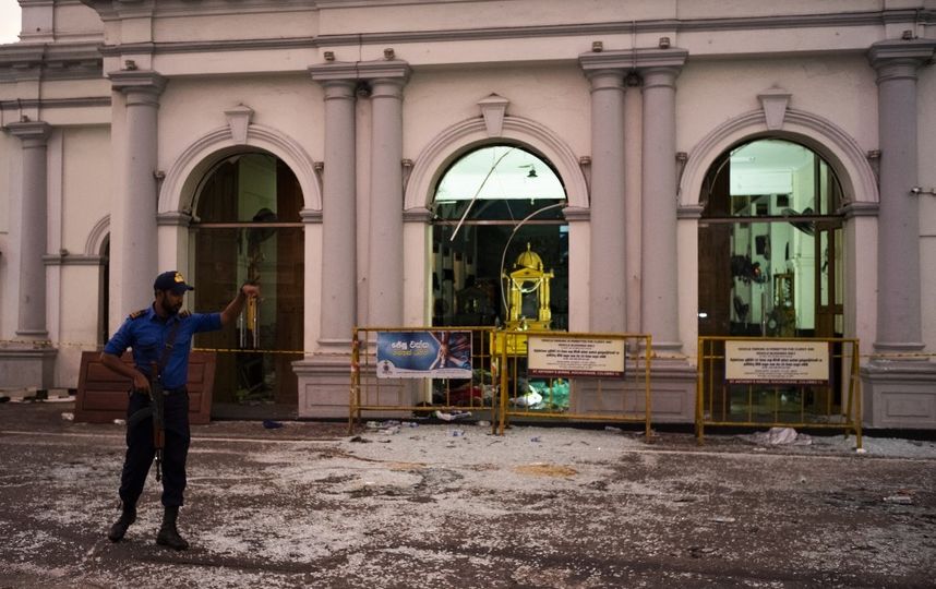 Последствия терактов на Шри-Ланке. Фото AFP