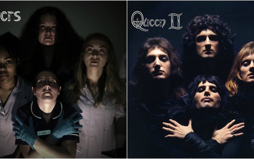 Дом престарелых переделал знаменитые обложки. Фото Robert Speker