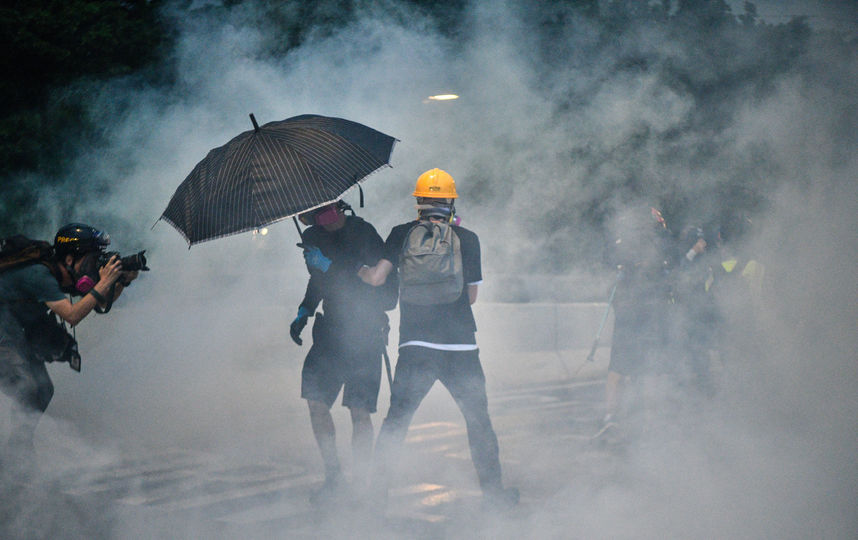 Протесты в Гонконге продолжаются уже 13-ю неделю подряд. Фото AFP