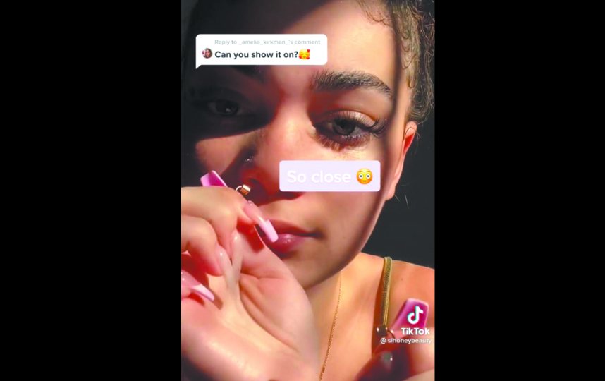 Скриншот TikTok-аккаунта.